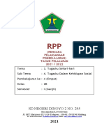 SD Negeri Dinoyo 2 No. 255: (Rencana Pelaksanaan Pembelajaran) Tahun Pelajaran 2021 / 2022