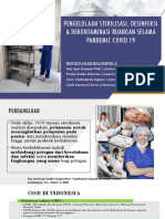 Kel 3 Susi APW Paulus Pengelolaan Sterilisasi, Desinfeksi & Dekontaminasi Ruangan Selama Pandemic Covid 19