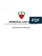 Leonen Qa Remedial Law