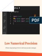 Lower Precision in PyTorch