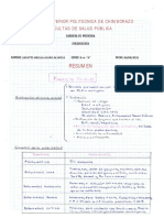 Resumen: Escuela Superior Politecnica de Chimborazo Facultad de Salud Pùblica