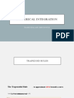 Numerical Integration: Trapezoidal and Simpson Rule