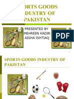 Sports Industry Presentation (Aisha N Mehreen)