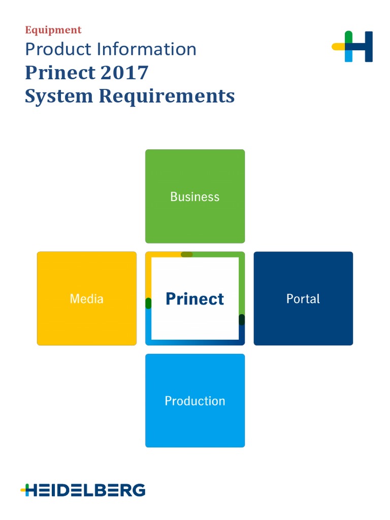 Prinect System Requirements 2017 EN 1 | PDF | Operating System ...