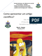 Como Apresentar Um Artigo Científico - Rodrigo - 2010