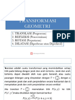 TRANSFORMASI GEOMETRI