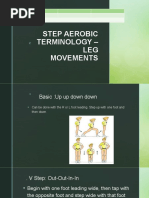 Step Aerobic Terminology - LEG Movements