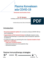 Karyana - Plasma Convalescent Therapy in COVID-19 - 29 Apr 2021