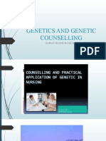 Genetics and Genetic Counselling: Gloria P. de Leon, RN, RM, Man