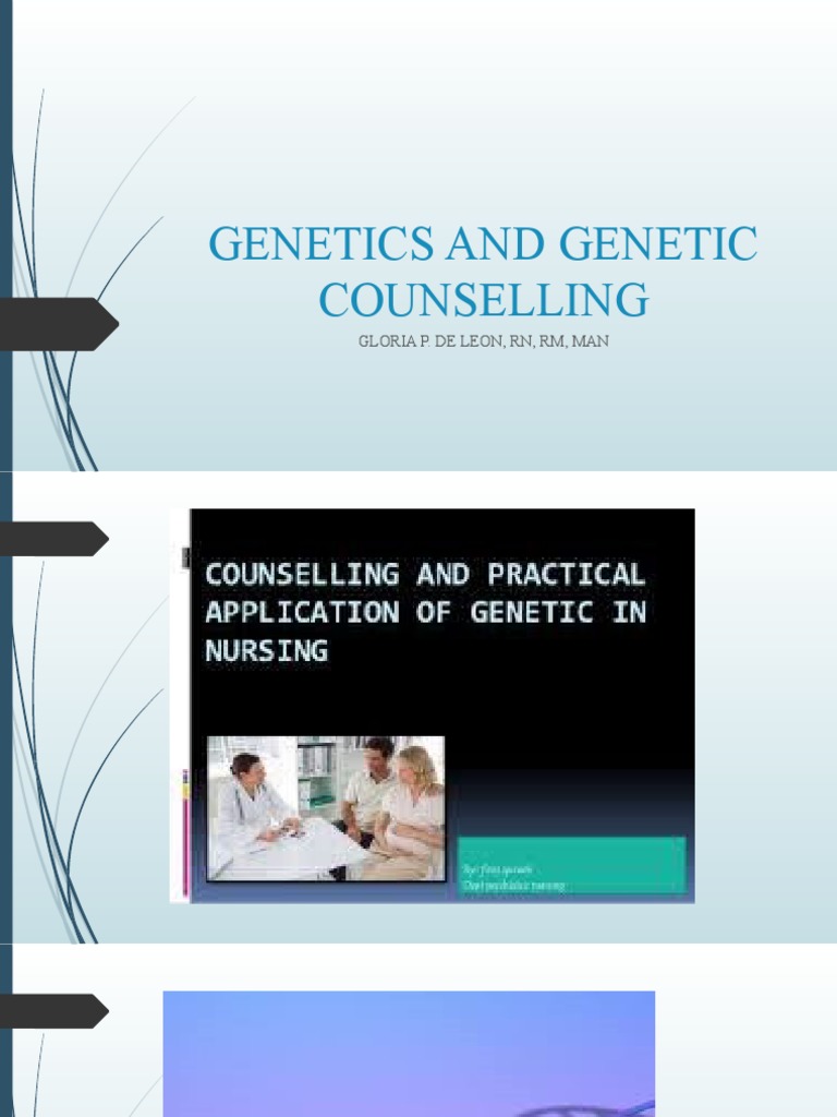 Genetic Counseling Overview | PDF | Genetic Disorder | Muscular Dystrophy