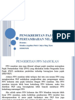 Pengkreditan Pajak Pertambahan Nilai (PPN)