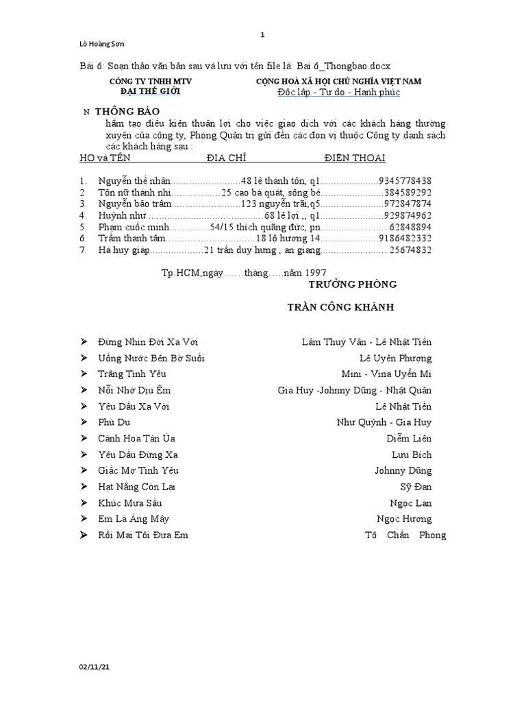 Word4 L Ho ng S n 2000524 PDF