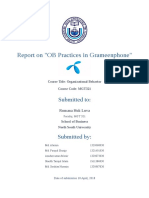 Report On "OB Practices in Grameenphone": Submitted To