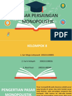 Kelompok 8 Mikro - Persaingan Monopolistik-1