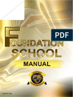 Loveworld Foundation School Manual