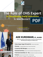 17 - The Role of OHS Expert in The Development of Health & Halal Industry (UNIDA) - 300820