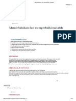 Mendefinisikan Dan Memperbaiki Masalah