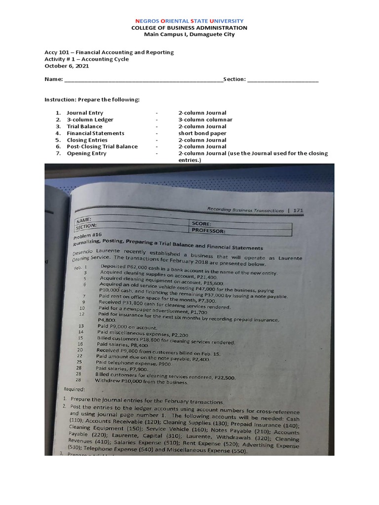 Asynchronous Activity 1 | PDF | Business | Finance & Money Management