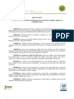 Quirino Memorial Medical Center BAC Resolution 090517