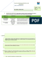 EVALUACIÓN DIAGNÓSTICA - 3ro