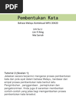 Proses Pembentukan Kata 