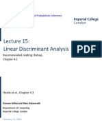 Linear Discriminant Analysis: Intelligent Data Analysis and Probabilistic Inference