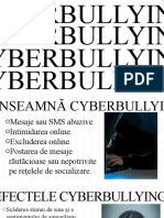 Proiect Cyberbullying
