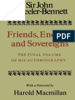 Sir John W. Wheeler-Bennett G.C.v.O., C.M.G., Et Al., Friends, Enemies and Sovereigns (1976)