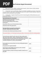 Template Privacy Impact Assessment - ENG