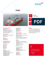 MPP Tonnage F500: General Information Tank Capacity Remarks