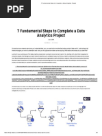 7 Fundamental Steps To Complete A Data Analytics Project