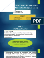 KELOMPOK 4 SISTEM UJIAN DAN PENILAIAN MTs