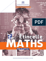Guide Etincelle Manuel Maths 3ac