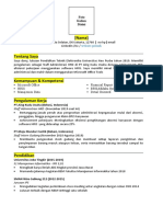 Format CV ATS