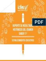 Resultados Saber 11° - 108001001821 - Historico