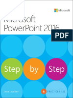 Microsoft PowerPoint 2016 Step - Joan Lambert