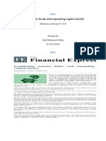 Establishing Pension Funds and Expanding Capital Market: Published On February 09, 2018