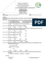 Math8 Summative Test Q1 wk3 4 2021 2022