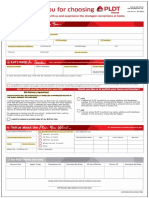 PLDT Home Application Form