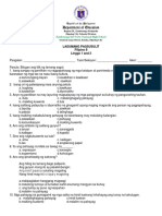 Fil8 Q1 Unang-Lagumang-Pagsusulit