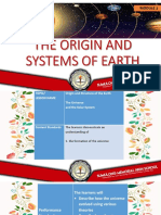 1 - The Origin and Systems of Earth