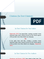 In-Text Citation APA