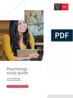 Psychology study guide: Course options and career opportunities