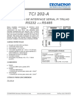 Conversor RS-485 - RS-232 - TCI 202-A