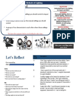 Let's Get Started: Unit 36 Lighting Techniques - Methods of Lighting