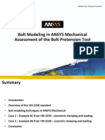 Bolt Modelling in ANSYS Mech