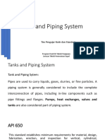 Tank and Piping System