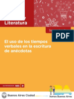 Lengua y Literatura - El Uso de Los Tiempos Verbales - Docente - Final