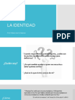 LA IDENTIDAD - Presentación