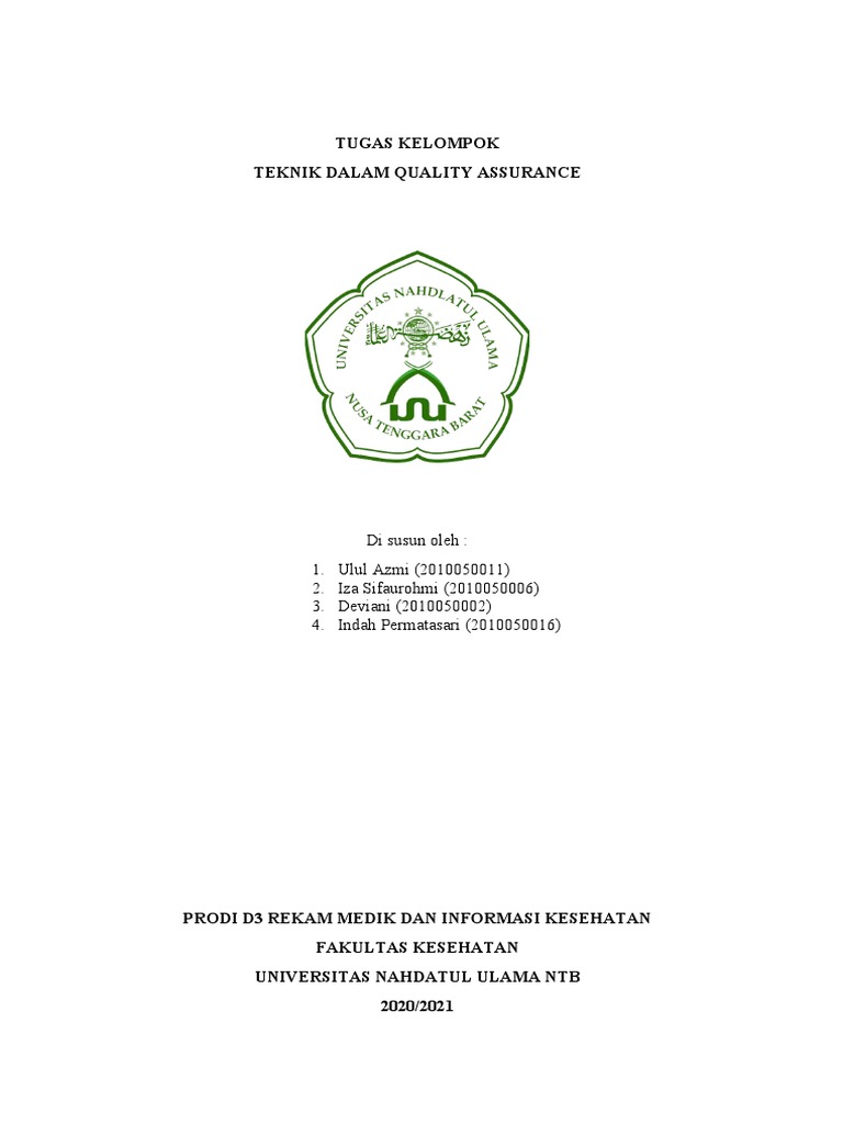 Tugas Quality Assurance | PDF
